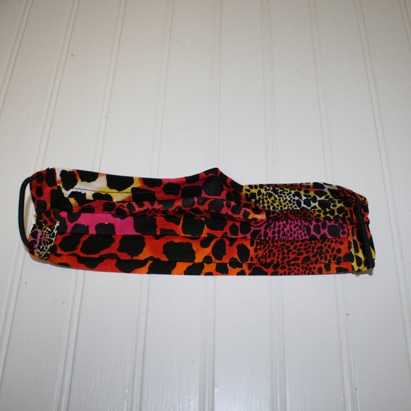 HANDMADE Colorful Animal Print Face Mask Pocket - Picture 2 of 4